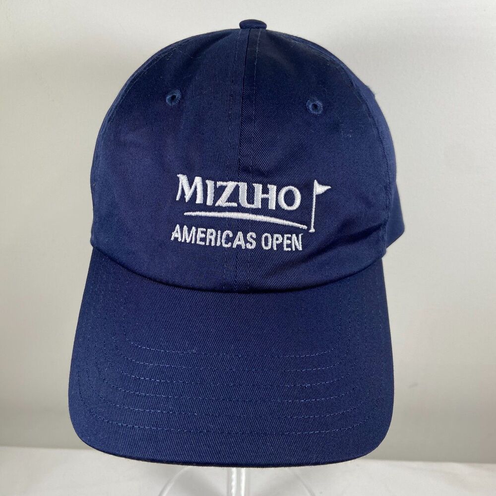 Mizuho Americas Open Golf Hat Navy Blue White LPGA Tournament Strapback Cap OSFM